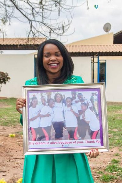 Mary Chilima happy with the initiative of the girls