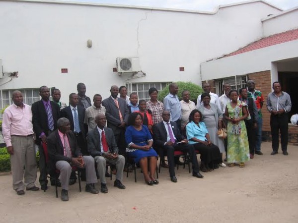 Members present at the workshop in a group photo