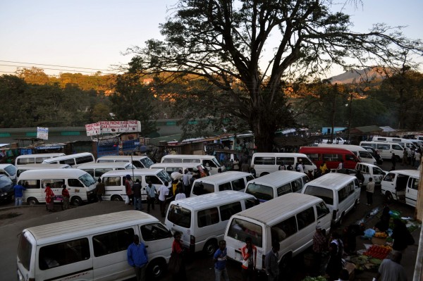 Minibuses, the only way to travel in discomfort in Malawi
