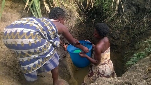 Mlenga Village women used to use this well to draw drinking water.....Photo Jeromy Kadewere