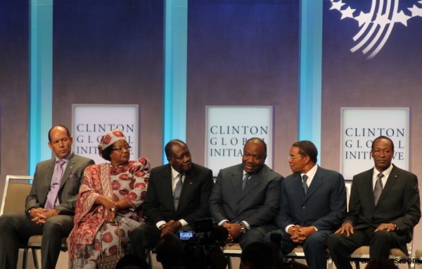 More than seven Heads of State and Government attends the Clinton Global Initiative Save Africa's Elephants Event at Sheraton New York Times Square Hotel -pic by Lisa Vintulla