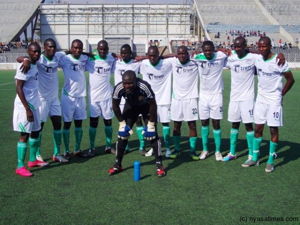 Moyale FC posing for Nyasa Times.....Photo Jeromy Kadewere