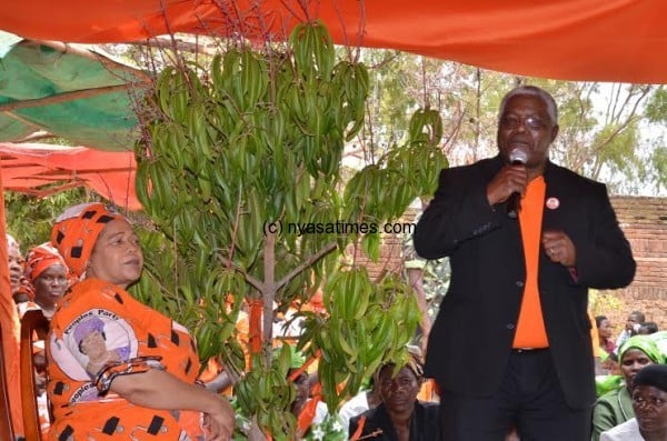 Mpinganjira holds the platform to drum up support for PP