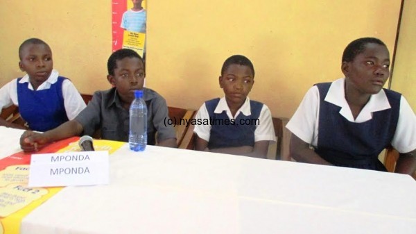 Mponda primary school pupils....Photo Jeromy Kadewere