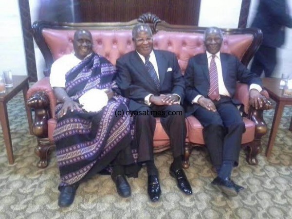 Muluzi with Kaunda and Mbeki