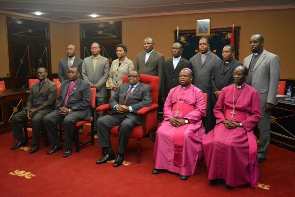 Mutharika and Anglican church leaders