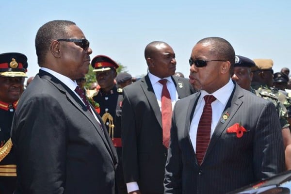 President Mutharika and vice president Saulos Chilima: Championing reforms to attract investors and boost Malawi economy