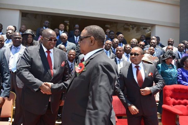 Mutharika greets former veep Khumbo Kachali