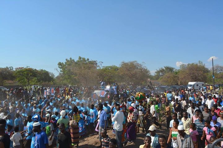 Mutharika in Mangochi as crowds welcome him