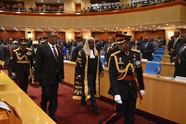 Mutharika in parliament