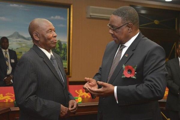 Mutharika spotting his poppy