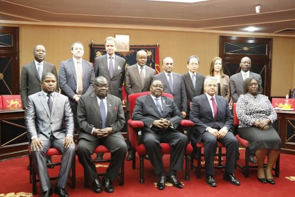Mutharika with AfDB delegation