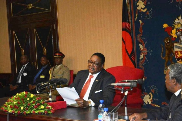 Mutharika with PAC delegation