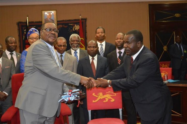 Mutharika with SDA Church leaders