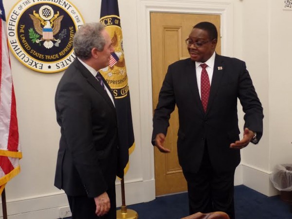 Mutharika with US trade official after holding discussions