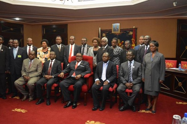 Mutharika with members of all parties and CMD members