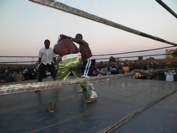 Mwamaso lands a punch on Chipembere
