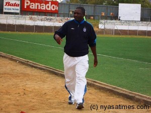 Mzuzu United coach Christopher Nyambose : Silver should  not expect a walk over.-Photo Jeromy Kadewere/Nyasa Times