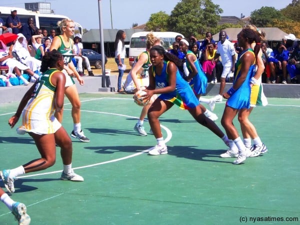 Namibia in action against South Africa....Photo Jeromy Kadewere