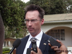 British High Commissioner in Lilongwe, Michael Nevin: Aid remain frozen