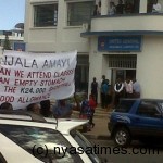 Poly students held demo recently