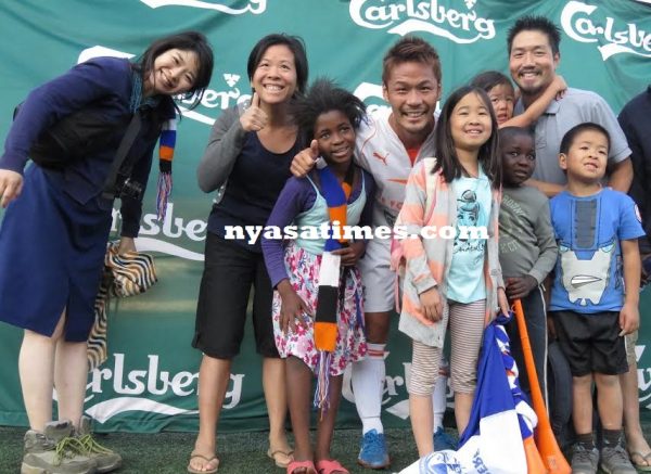 Nomads celebrating with Japan....Photo Jeromy Kadewere