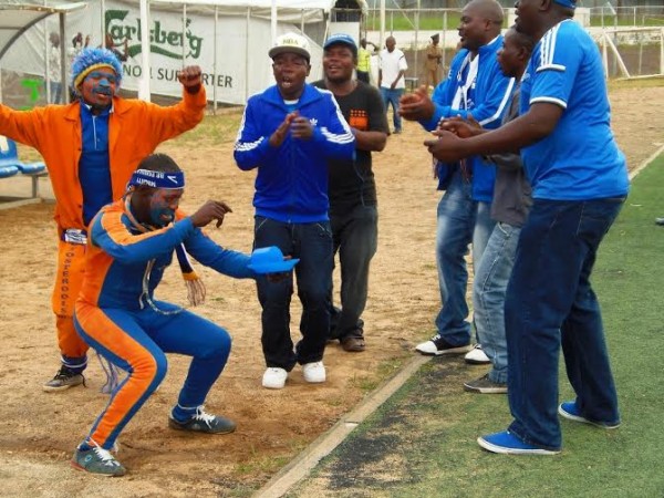 Nomads supporters in jovial mood....Photo-Jeromy-Kadewere