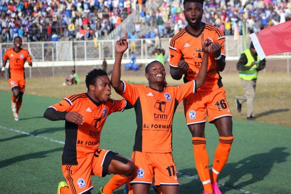 Nomads players celebrating a goal...Photo Jeromy Kadewere