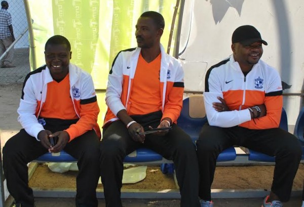 Nomads technical team led by Elijah Kananji (left), Chiyembekezo Zidana and Steve Madeira...Photo Jeromy Kadewere
