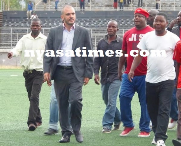 Nyasa-Company-official-at-the-stadium-with-Bullets-faithfuls-.-Photo-Jeromy-Kadewere.