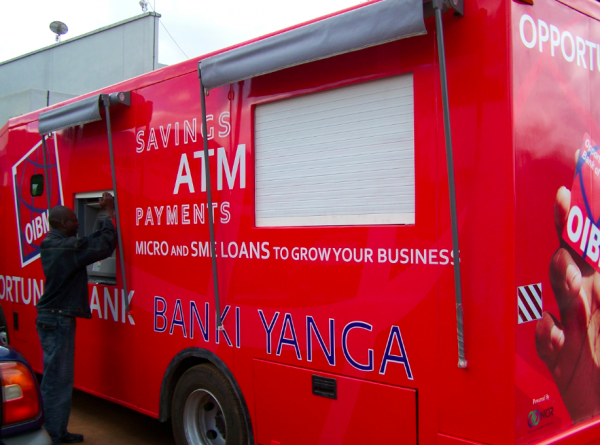 Opprtunity Bank will now focus on Agency banking and mobile vans to serve its customers.