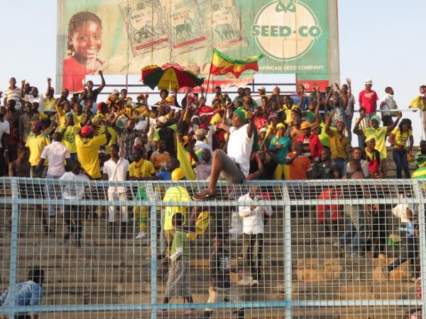 On Cloud 9- Civo fans after the match, Pic Alex Mwazalumo