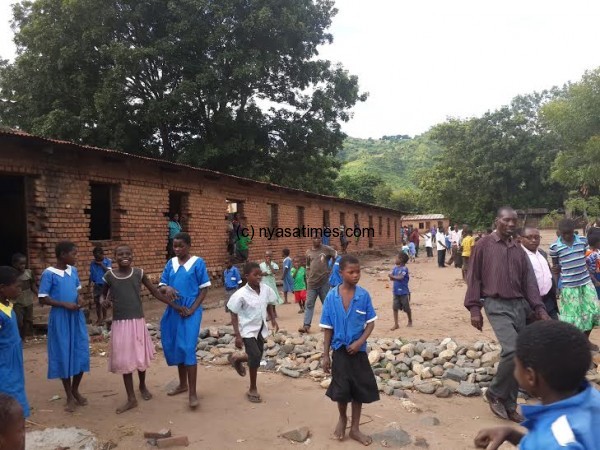 One of the classroom blocks at the school