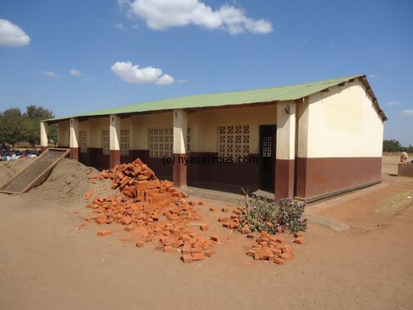 One of the renovated classroom-blocks