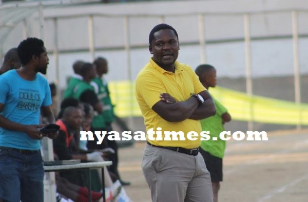 Oscar Kaunda looks on during a past match