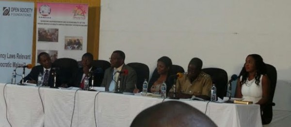 Panellists to the discussion on vigrancy law