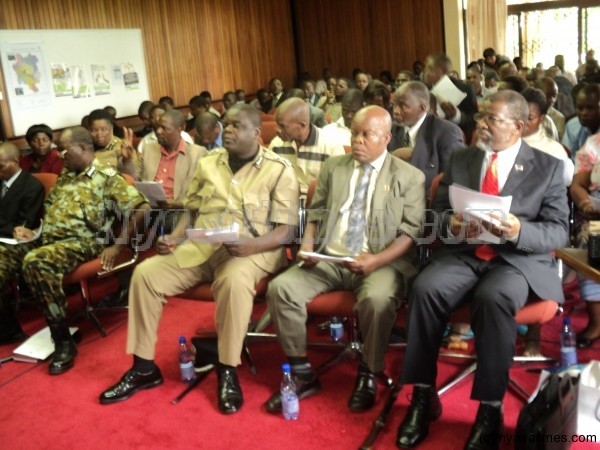 Part of audience during MEC ward demarcation public hearing at Blantyre City Council Chamber