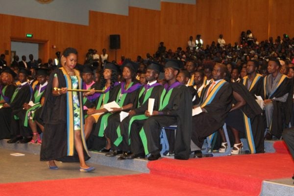 Beadle 11 descend from the Podium marking the end of the graduation ceremony (C)Stanley Makuti