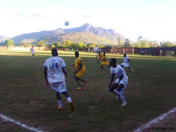 Part of the action during the Epac and Envirom game.