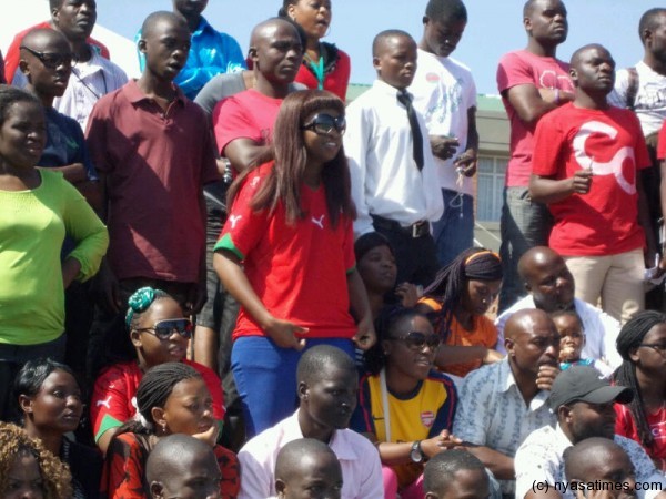 Part of the crowds...Photo Jeromy Kadewere