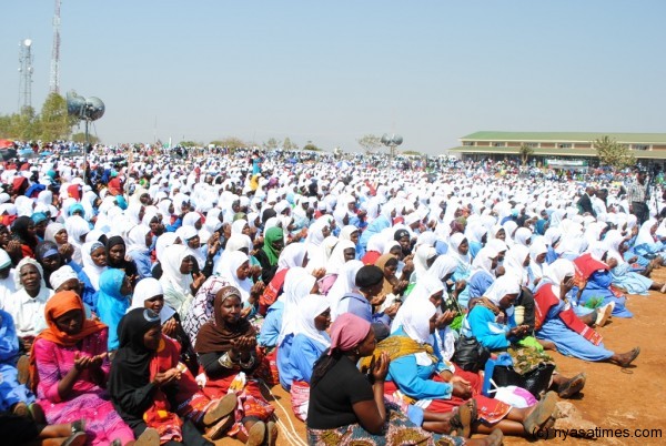 Part of the gathering at Lunzu.Picture by Francis Mphweya-Mana.