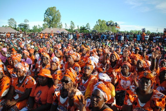 Part of the mammoth crowd that attended PP rally of President Joyce Banda atChintheche in Nkhatabay
