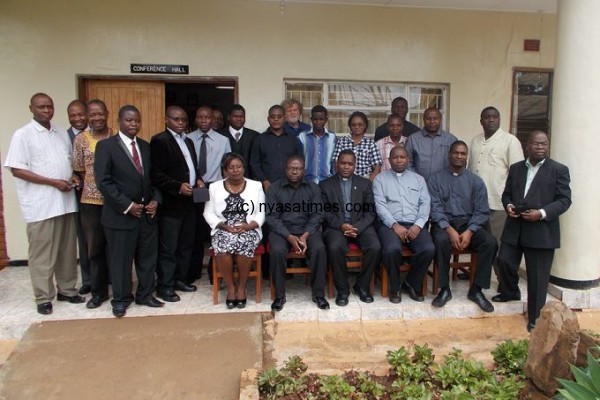 Partipants at the Catholic media communicators workshop in Lilongwe, Malawi, Jan. 13, 2015. Credit: Prince Henderson.