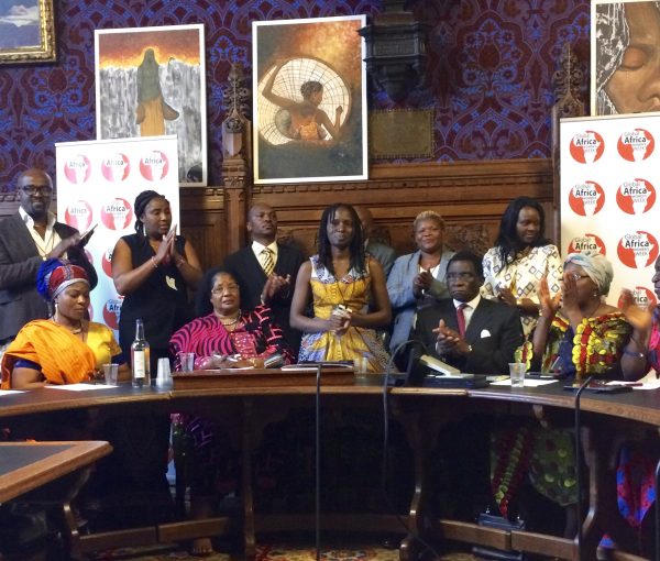 Pauline Long with Joyce Banda at African woman movement 