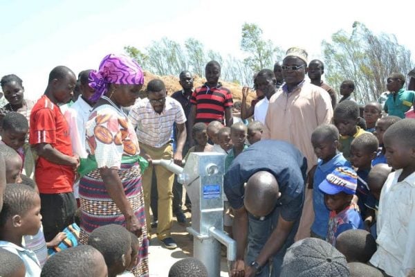 People of Mulanje receive borehole from the Cycle for Change charity initiative