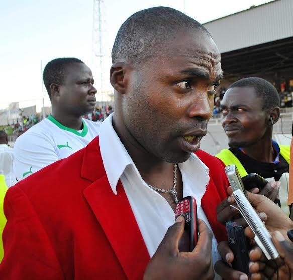 Peter Mponda blamed the referee...Photo Jeromy Kadewere.