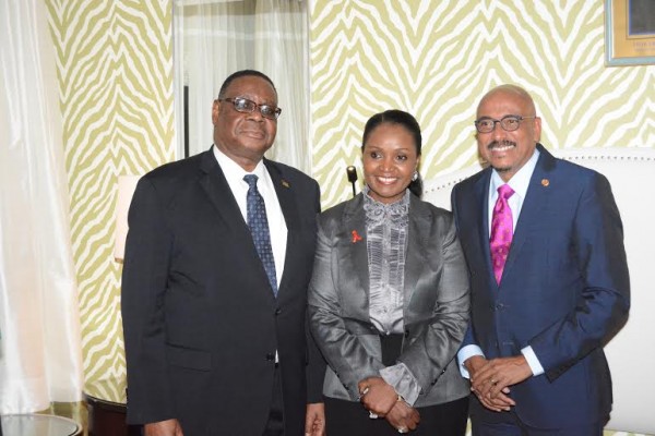 Photo opportunity Mutharika, Sande and Sidibe