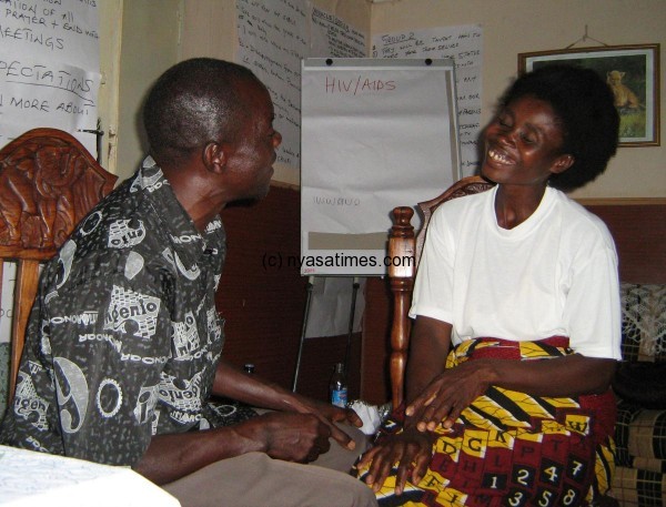 women receiving HIV/AIDS counseling