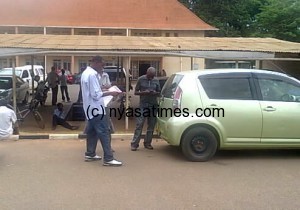 Pika and brother Dauka waiting outside court premises