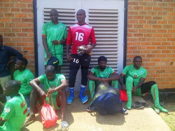 Players after training on Tuesday....Photo Courtesy of FAM